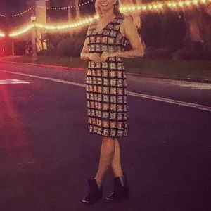 Tracy Reese Anthropologie Sequin Sheath Dress